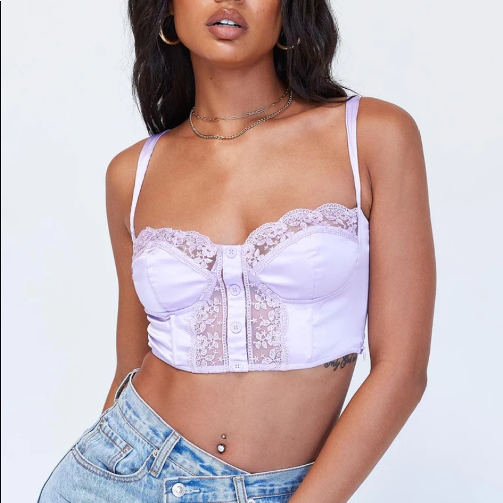 Purple Princess Polly Corset Top